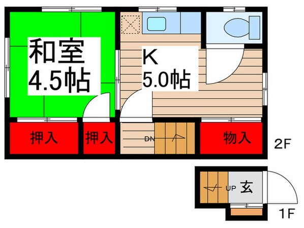 森本方の物件間取画像